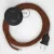 Creative Cables kapcsoló Bekötési talapzat, RC23 Deer Cotton 3 m. Válassza ki a CABPTORC23