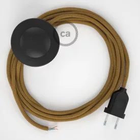   Creative Cables kapcsoló Bekötési talapzat, RC31 Arany méz pamut 3 m. Válassza ki CABPTORC31