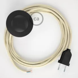   Creative Cables kapcsoló Bekötési talapzat, RM00 Ivory Rayon 3 m. Válassza ki a CABPTORM00