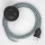 Creative Cables kapcsoló Bekötési talapzat, RT14 Stracciatella Rayon 3 m. Válassza ki a CABPTORT14