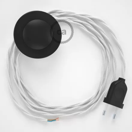 Creative Cables kapcsoló Bekötési talapzat, TC01 fehér pamut 3 m. Válassza ki a CABPTOTC01
