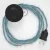 Creative Cables kapcsoló Bekötési talapzat, TC53 Ocean pamut 3 m. Válassza ki a CABPTOTC53