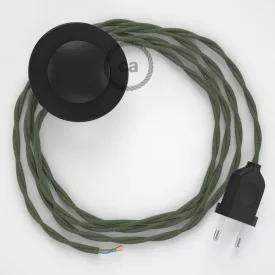   Creative Cables kapcsoló Bekötési talapzat, TC63 Zöld Szürke Pamut 3 m. Válassza ki CABPTOTC63