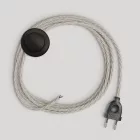 Creative Cables lámpakábel Kábelezés fehér fonott kábellel 3 m CABPTOTN01