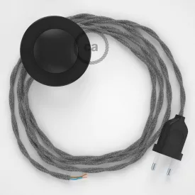  Creative Cables kapcsoló Bekötési talapzat, TN02 szürke natúr vászon 3 m. Válassza ki CABPTOTN02