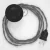Creative Cables kapcsoló Bekötési talapzat, TN02 szürke natúr vászon 3 m. Válassza ki CABPTOTN02