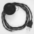 Creative Cables kapcsoló Bekötési talapzat, TN03 Antracit natúr vászon 3 m. Válassza ki CABPTOTN03