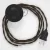 Creative Cables kapcsoló Bekötési talapzat, TN04 Barna natúr vászon 3 m. Válassza ki CABPTOTN04