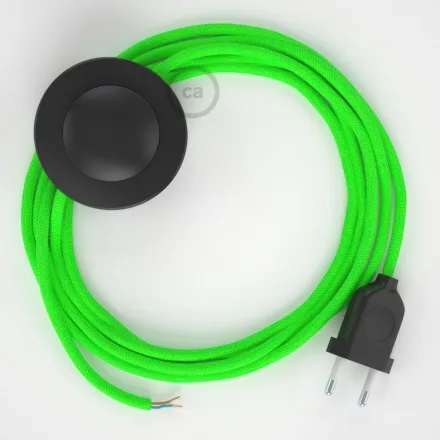 Creative Cables kapcsoló Bekötési talapzat, RF06 Neon Green Rayon 3 m. Válassza ki CABPTOVEF