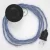 Creative Cables kapcsoló Bekötési talapzat, TM07 Lila Rayon 3 m. Válassza ki a CABPTR004
