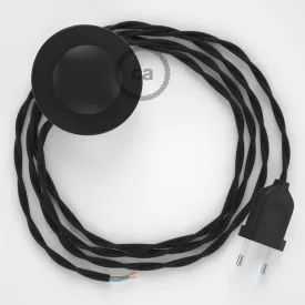   Creative Cables kapcsoló Bekötési talapzat, TM04 fekete műselyem 3 m. Válassza ki a CABPTR012