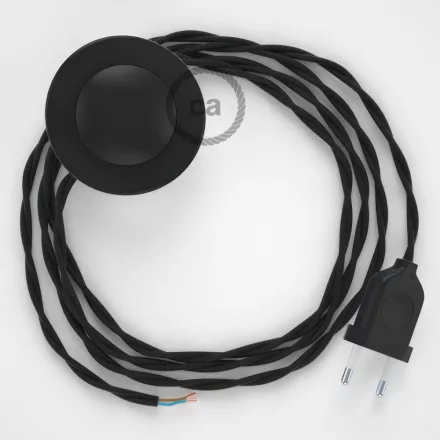 Creative Cables kapcsoló Bekötési talapzat, TM04 fekete műselyem 3 m. Válassza ki a CABPTR012