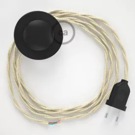   Creative Cables kapcsoló Bekötési talapzat, TM00 Ivory Rayon 3 m. Válassza ki a CABPTRAVO