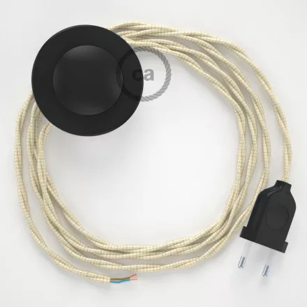 Creative Cables kapcsoló Bekötési talapzat, TM00 Ivory Rayon 3 m. Válassza ki a CABPTRAVO