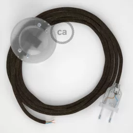   Creative Cables kapcsoló Bekötési talapzat, RN04 Barna natúr vászon 3 m. Válassza ki CABPTRN04