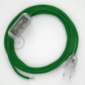   Creative Cables kapcsoló Lámpa huzalozás, RM06 Zöld Rayon 1,80 m. Válassza ki a CABTTO052