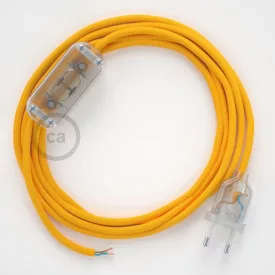   Creative Cables kapcsoló Lámpa huzalozás, RM10 Sárga műselyem 1,80 m. Válassza ki a CABTTO058