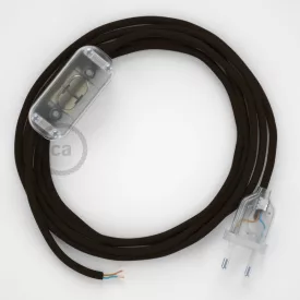   Creative Cables kapcsoló Lámpa huzalozás, RM13 barna műselyem 1,80 m. Válassza ki a CABTTO061