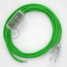   Creative Cables kapcsoló Lámpa bekötése, RM18 Lime Green Rayon 1,80 m. Válassza ki CABTTO072