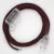 Creative Cables kapcsoló Lámpa huzalozás, RM19 Burgundy Rayon 1,80 m. Válassza ki a CABTTO073