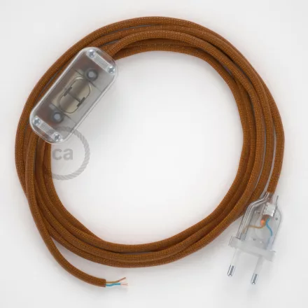 Creative Cables kapcsoló Lámpa huzalozás, RM22 Whisky Rayon 1,80 m. Válassza ki a CABTTO077