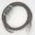 Creative Cables kapcsoló Lámpa huzalozás, RD64 antracit gyémánt pamut és natúr vászon 1,80 CABTTORD64