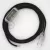 Creative Cables kapcsoló Lámpa huzalozás, RL04 Sparkly Black Rayon 1,80 m. Válassza ki CABTTORL04 fekete