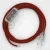 Creative Cables kapcsoló Lámpa huzalozás, RL09 Sparkly Red Rayon 1,80 m. Válassza ki CABTTORL09