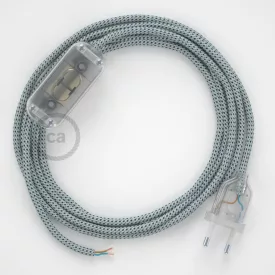   Creative Cables kapcsoló Lámpa huzalozás, RT14 Stracciatella Rayon 1,80 m. Válassza ki a CABTTORT14