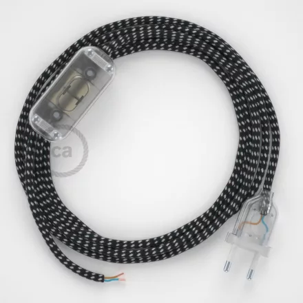 Creative Cables kapcsoló Lámpa huzalozás, RT41 Stars Rayon 1,80 m. Válassza ki a CABTTORT41