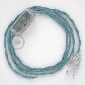   Creative Cables kapcsoló Lámpa huzalozás, TC53 Ocean pamut 1,80 m. Válassza ki a CABTTOTC53