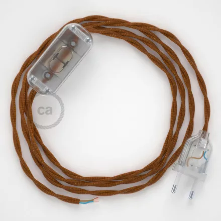 Creative Cables kapcsoló Lámpa huzalozás, TM22 Whiskey Rayon 1,80 m. Válassza ki a CABTTOTM22