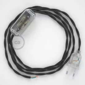   Creative Cables kapcsoló Lámpa huzalozás, TM26 sötét szürke rayon 1,80 m. Válassza ki CABTTOTM26