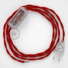   Creative Cables kapcsoló Lámpa huzalozás, TM09 Red Rayon 1,80 m. Válassza ki a CABTTR007