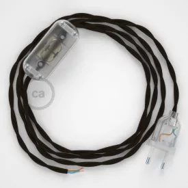  Creative Cables kapcsoló Lámpa huzalozás, TM13 Barna Rayon 1,80 m. Válassza ki a CABTTR011