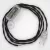Creative Cables kapcsoló Lámpa huzalozás, TM04 Black Rayon 1,80 m. Válassza ki a CABTTR012 fekete