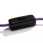 Creative-Cables Unipoláris vezeték megszakító nyomó billenőkapcsoló Fekete CAST92N kapcsolók fe