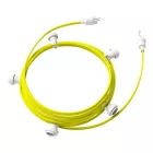 Creative Cables design lámpa Kész használatra 7,5 m-es Lumet fényfüzér készlettel, 5 fehér lámpatartóval, CATE27B075CF10
