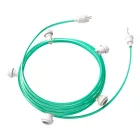 Creative Cables design lámpa Kész használatra 7,5 m-es Lumet fényfüzér készlettel, 5 fehér lámpatartóval, CATE27B075CH69