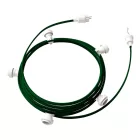 Creative Cables design lámpa Kész használatra 7,5 m-es Lumet fényfüzér készlettel, 5 fehér lámpatartóval, CATE27B075CM21