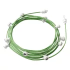 Creative Cables foglalat Készre szerelt, 12,5 m-es Lumet fényfüzér készlettel, 10 db fehér CATE27B125CX08