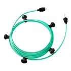 Creative Cables design lámpa Készre szerelt, 7,5 m-es Lumet fényfüzér készlet 5 fekete lámpatartóval, CATE27N075CH69