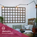 Creative-Cables Ready-to-use 7,5m Lumet String Light with Kit with 5 black Lamp Holders, Hook a