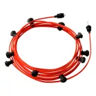 Creative Cables design lámpa Kész használatra 12,5 m-es Lumet String Light készlet 10 fekete CATE27N125CF15