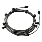 Creative Cables design lámpa Kész használatra 12,5 m-es Lumet String Light készlet 10 fekete CATE27N125CM03