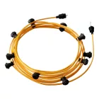 Creative Cables design lámpa Kész használatra 12,5 m-es Lumet String Light készlet 10 fekete CATE27N125CM05