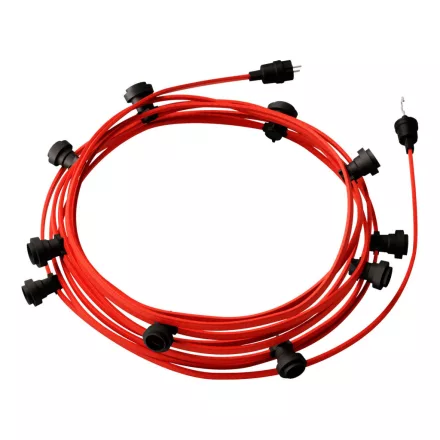 Creative Cables design lámpa Kész használatra 12,5 m-es Lumet String Light készlet 10 fekete CATE27N125CM09