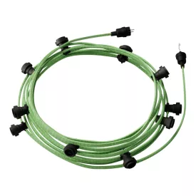   Creative Cables design lámpa Kész használatra 12,5 m-es Lumet String Light készlet 10 fekete CATE27N125CX08