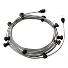 Creative Cables design lámpa Kész használatra 12,5 m-es Lumet String Light készlet 10 fekete CATE27N125CZ04