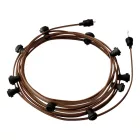 Creative Cables design lámpa Kész használatra 12,5 m-es Lumet String Light készlet 10 fekete CATE27N125CZ22